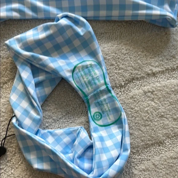 BRAND NEW Skatie Blue and White Gingham Bikini Set - Picture 7 of 7